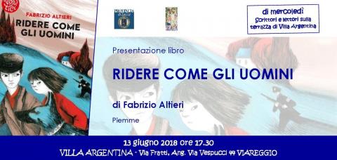 Invito alla presentazione del libro "Ridere come gli uomini"