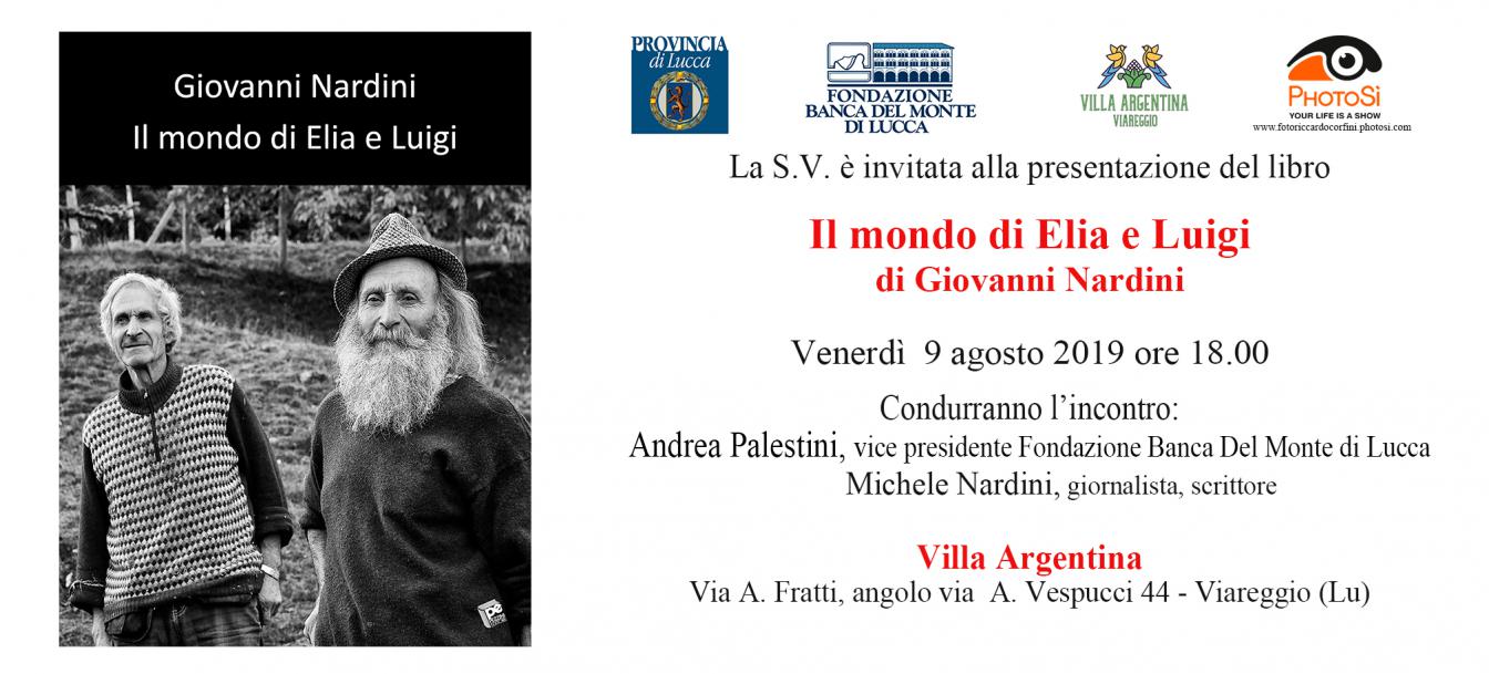 Invito alla presentazione del libro "Il mondo di Elia e Luigi"