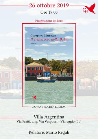 Invito alla presentazione del libro "il crepuscolo della Bahia"