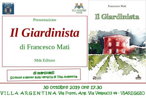 Invito alla Presentazione del libro il Giardinista 30 ottobre