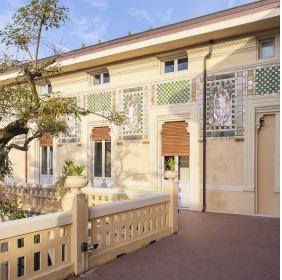 Panoramic view of the terrace of Villa Argentina