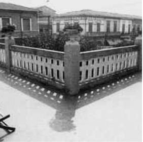 Picture of the terrace of Villa Argentina in the forties