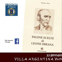 L'invito dell'incontro letterario a Villa Argentina